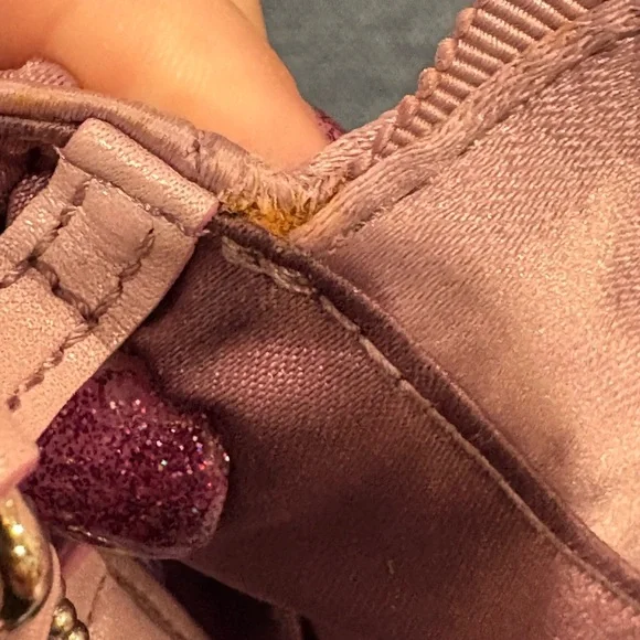 COACH MADISON AMANDA SATIN LAVENDER LARGE PURSE BAG CLUTCH
WRISTLET - Picture 15 of 16